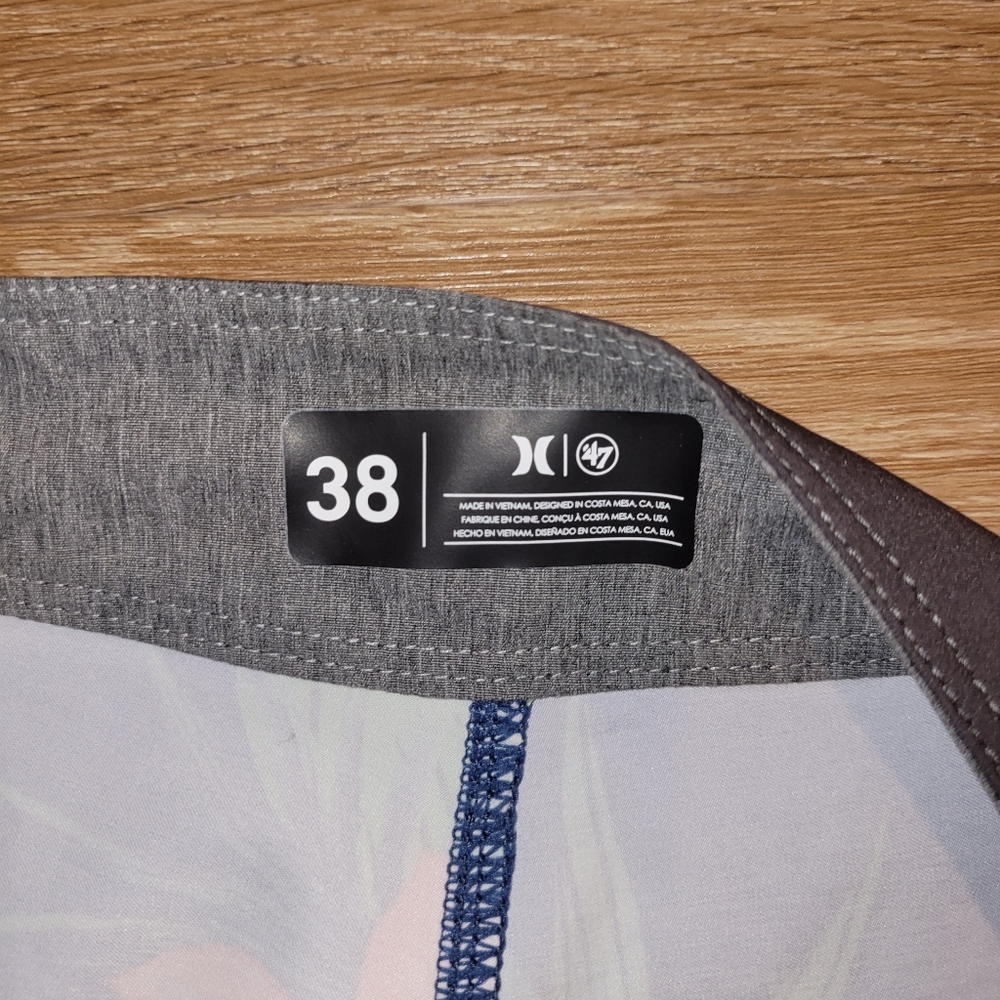 Hurley Phantom '47 MLB Detroit Tigers Swim Board Shorts Mens Size 38 18" Length - Picture 5 of 7